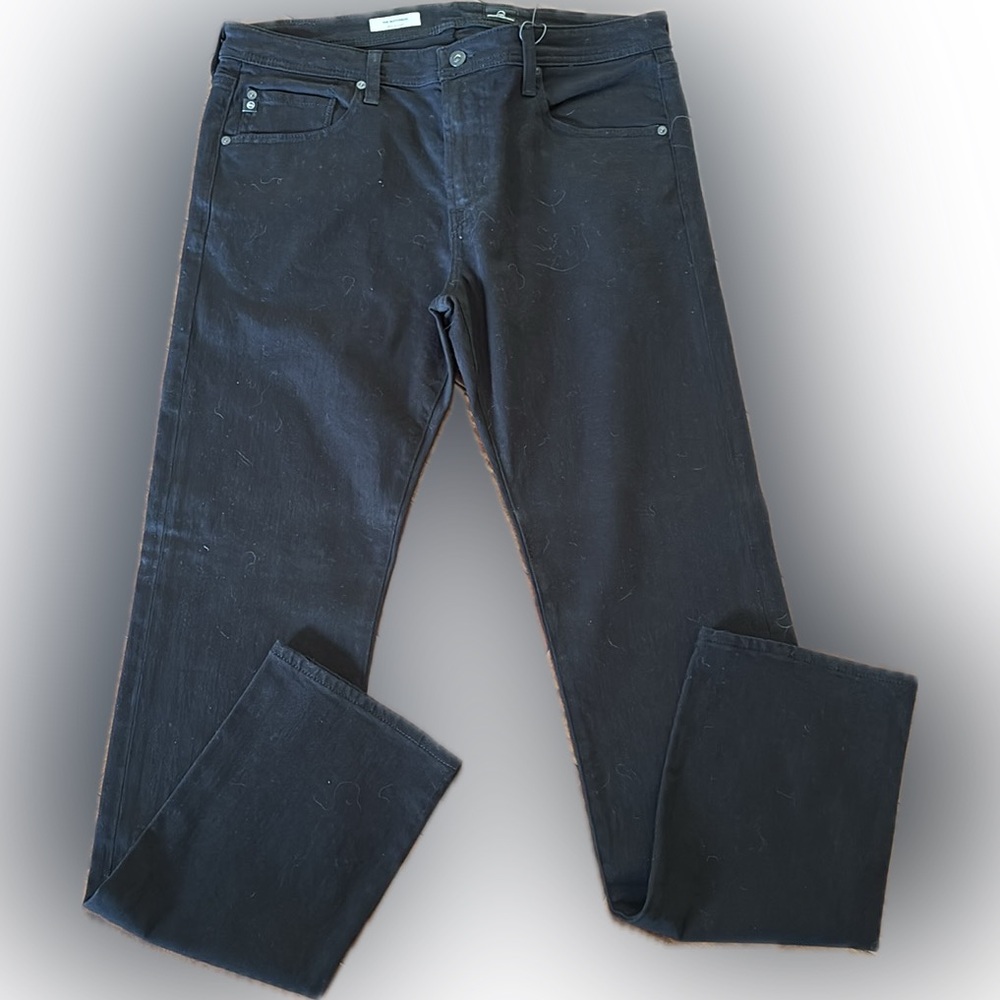 Adriano Goldschmied | the matchbox Slim straight men’s black jeans, size 36